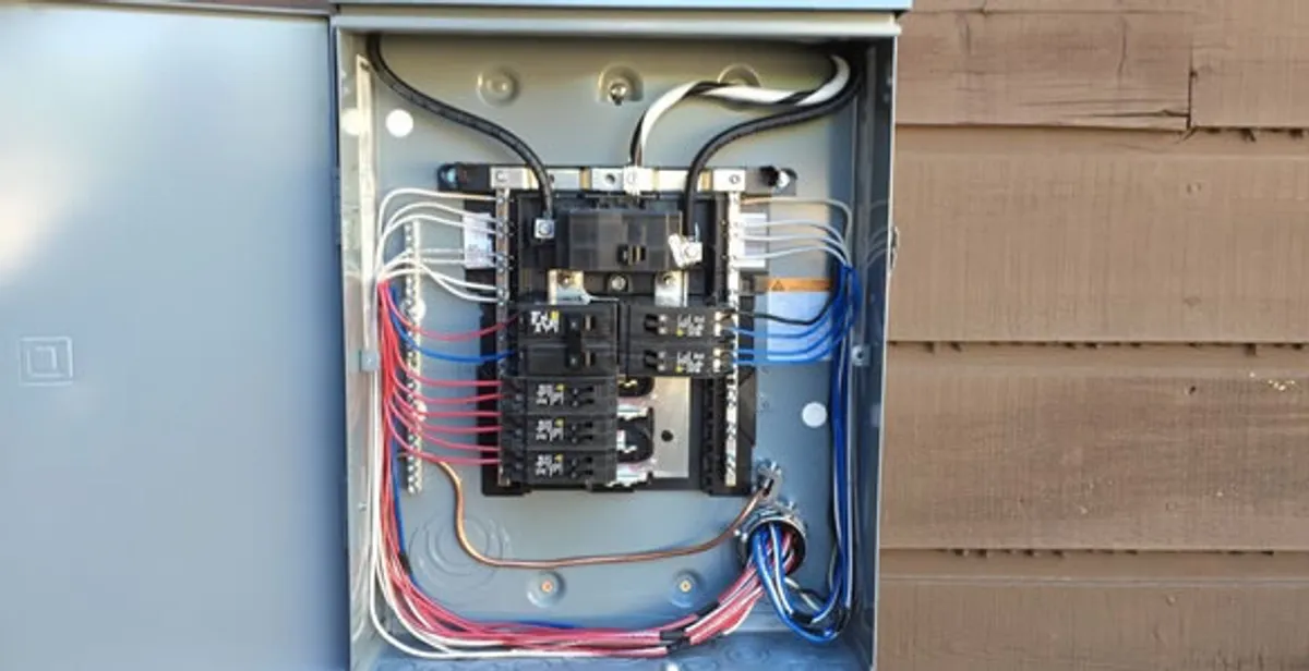 electrical panel upgrade service featuring newly installed electrical panel wired by licensed electricians in San Antonio, TX