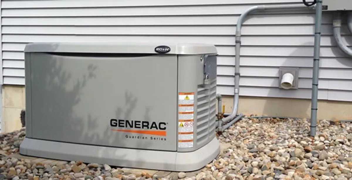 generator installation service featuring outdoor standby generator setup by licensed electricians in San Antonio, TX